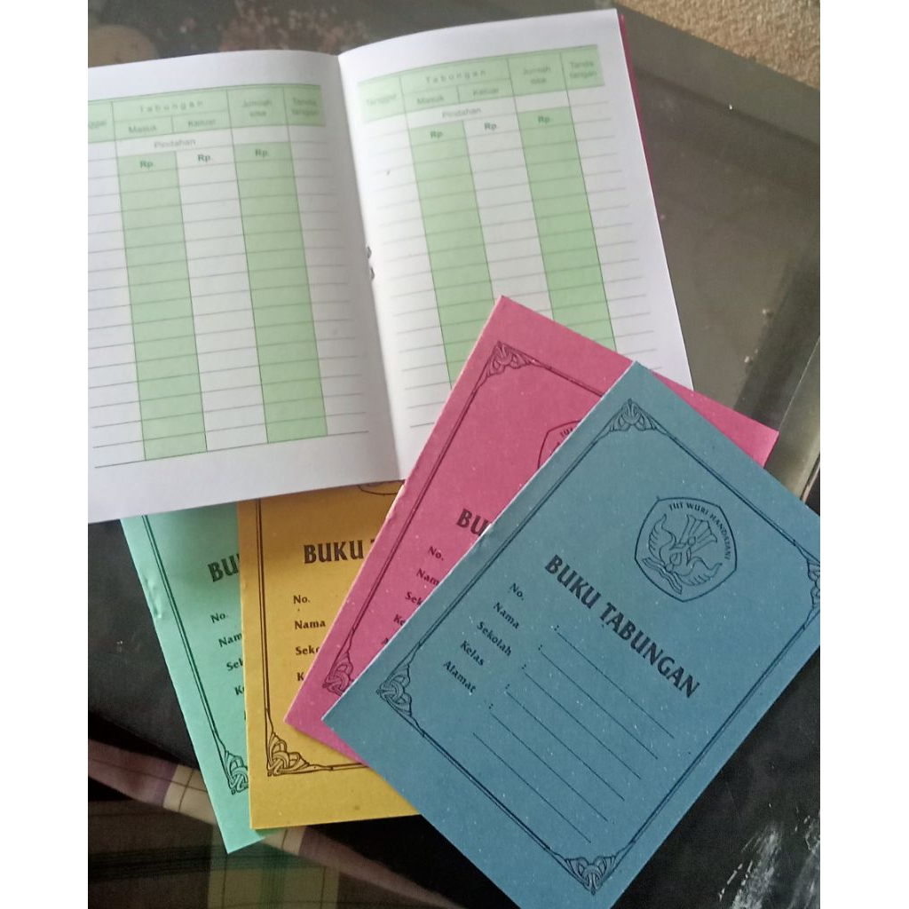 

BUKU TABUNGAN 12 HALAMAN (6 LEMBAR)