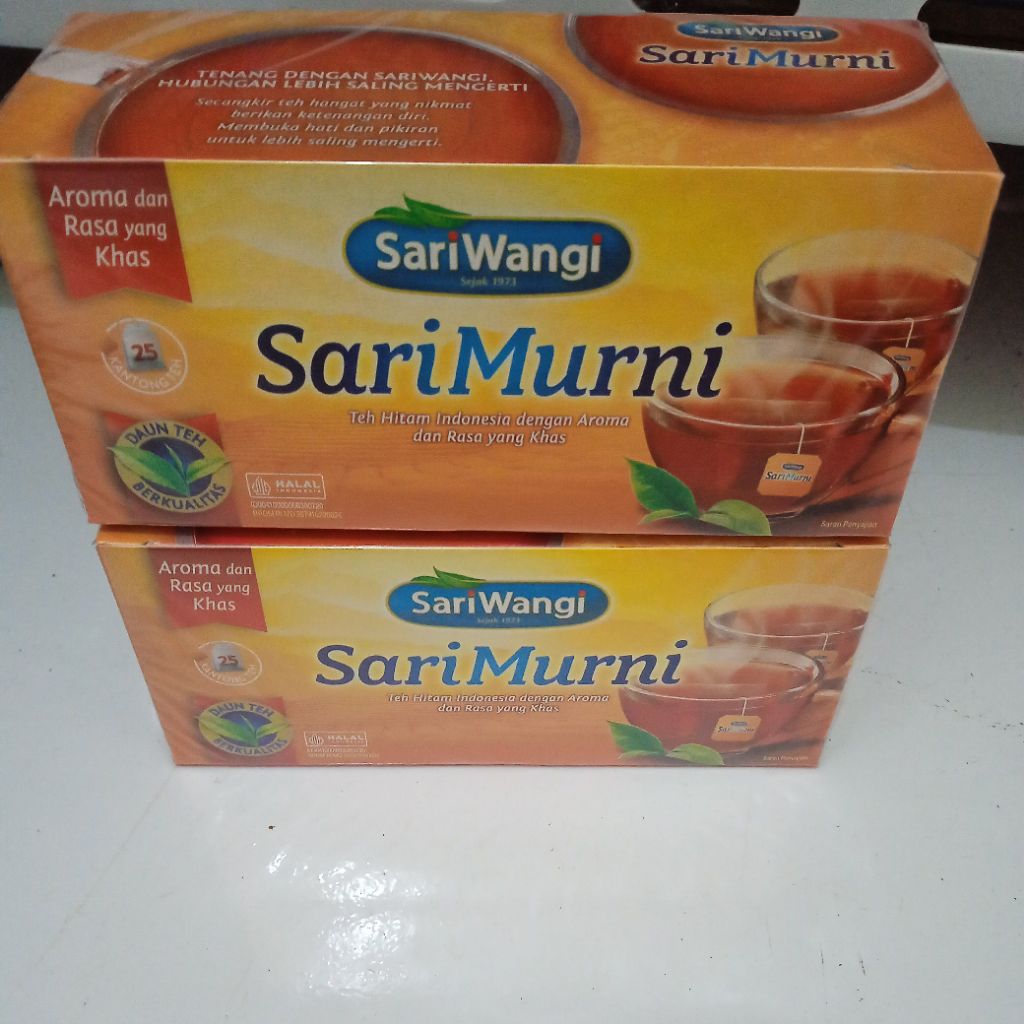 

teh sarimurni kotak isi 25kantong