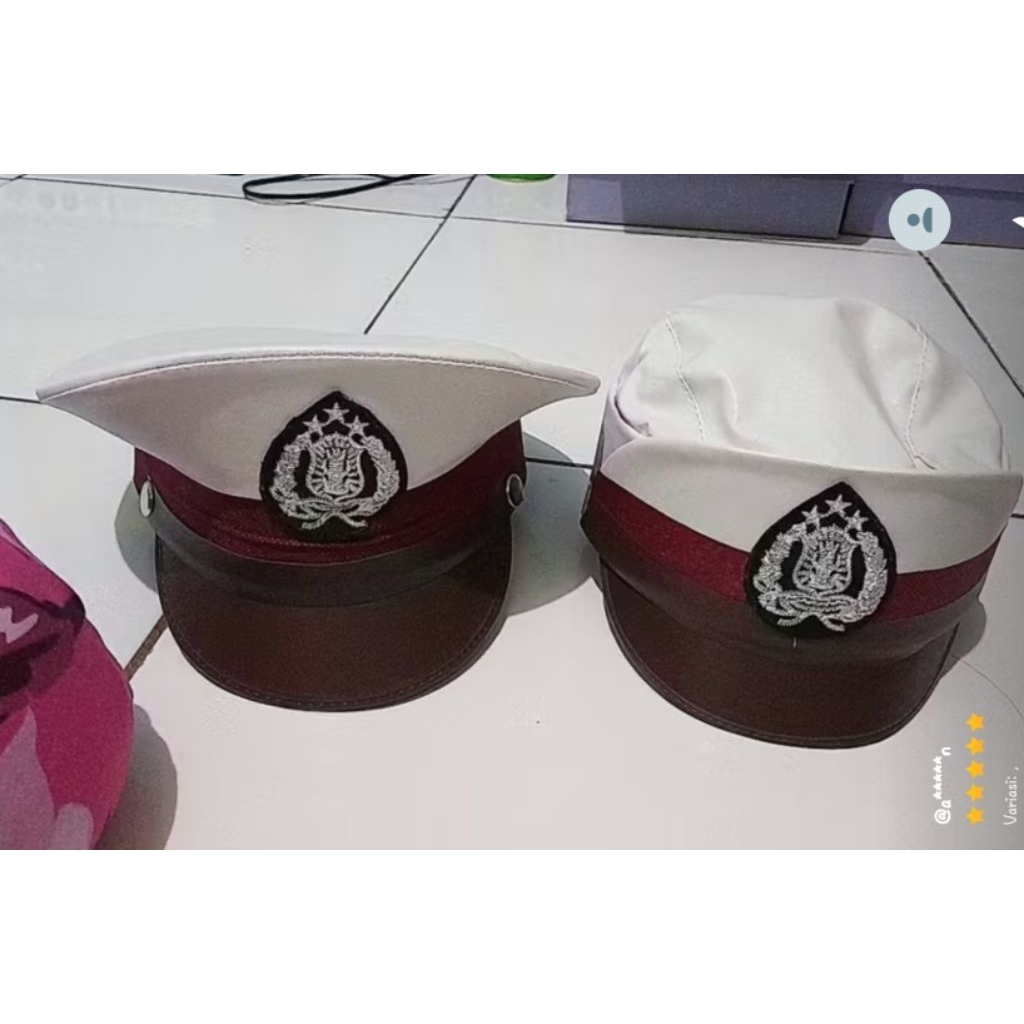 Topi Polantas anak laki laki - Topi polisi cilik laki laki- topi polisi anak laki laki