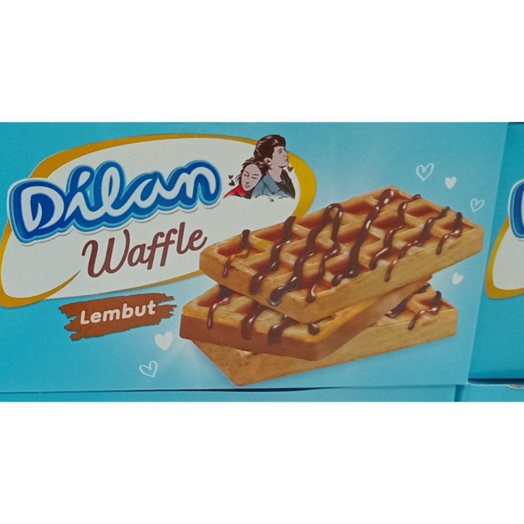 

Dilan Waffel Sandwich biskuit 3 In 1 salut coklat isi krim