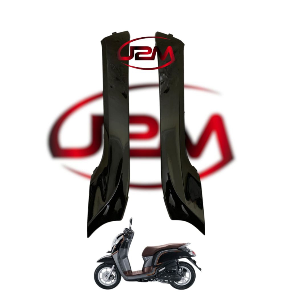 Dek bawah lr kanan kiri honda scoopy fi 2017-2020 hitam