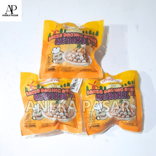 

Bakso Daging Ayam Kerikil Umami Berat 100gr