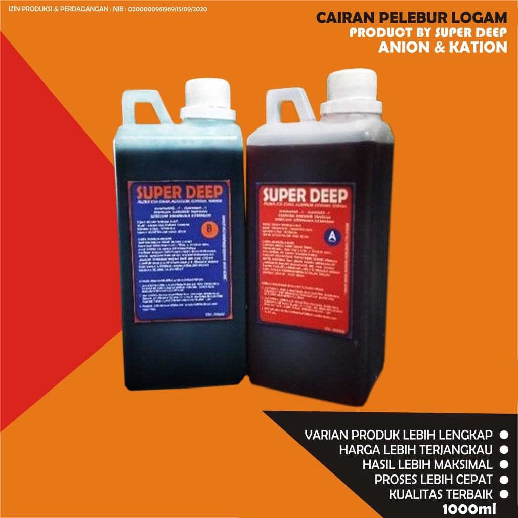 Hot Sale - CAIRAN PELEBUR LOGAM UNTUK ETSA KUNINGAN, ALMUNIUM, TEMBAGA SEPAKET A+B ...