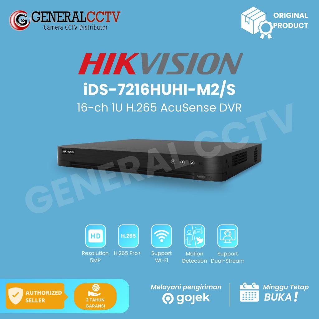 HIKVISION iDS-7216HUHI-M2/S DVR 16 Channel AcuSense 8MP