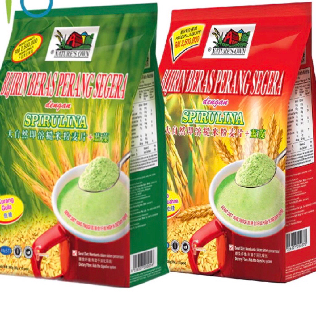 

Brownrice Cereal with Spirulina 6bks