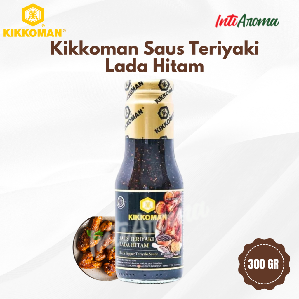

Kikkoman saus blackpapper teriyaki 300gr