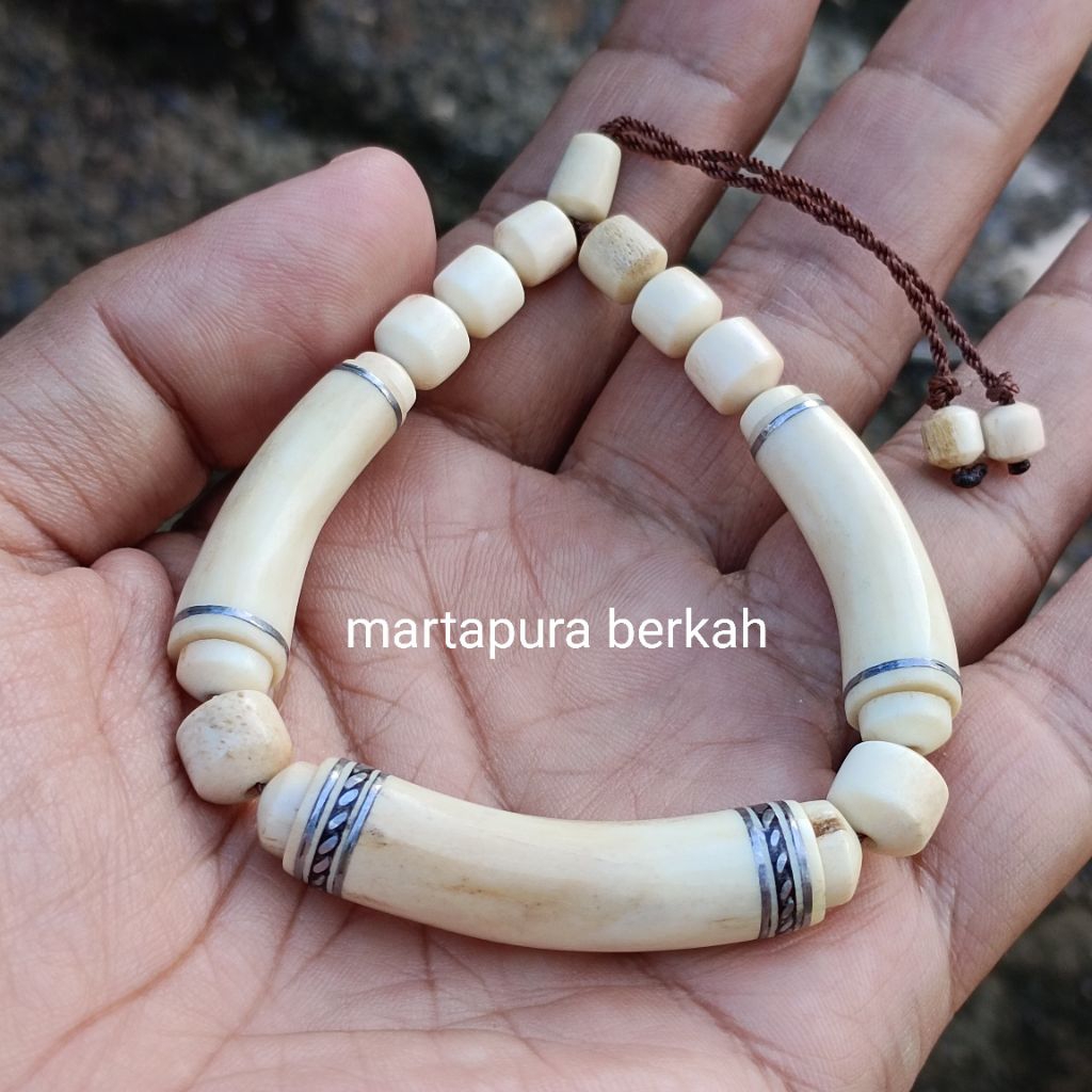 gelang cemeti tanduk pupul asli