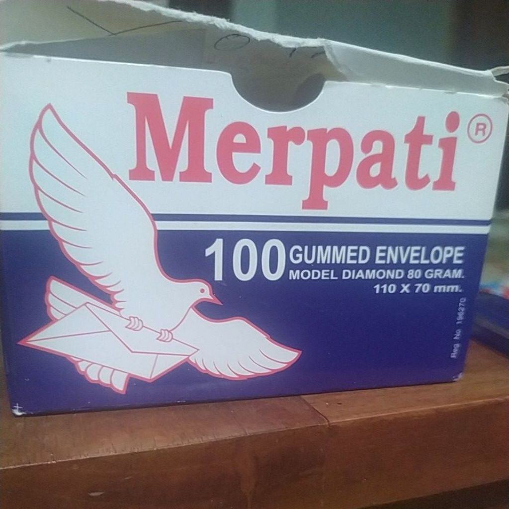 

amplop merpati isi 10