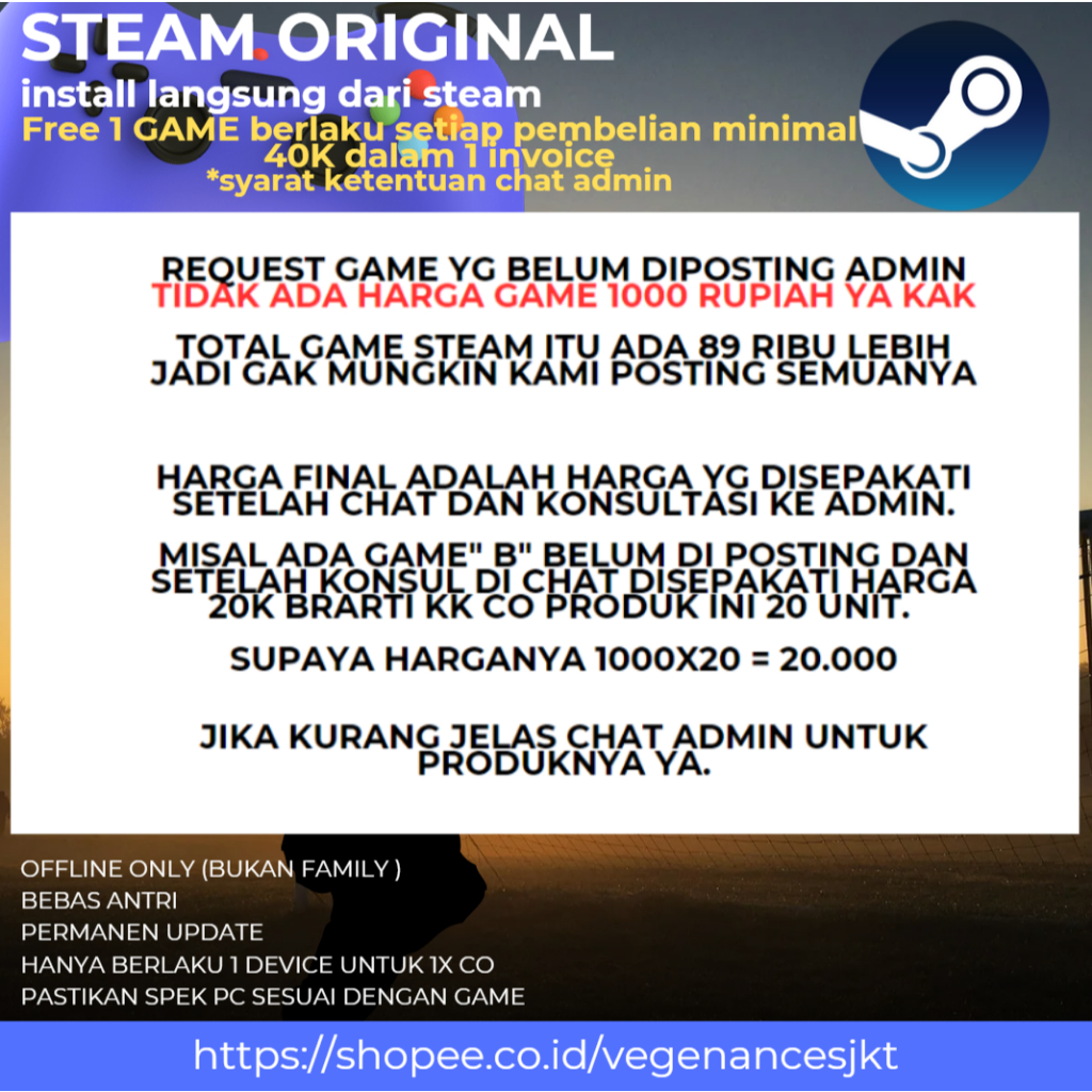 [Request] CUSTOM Game PC ORI