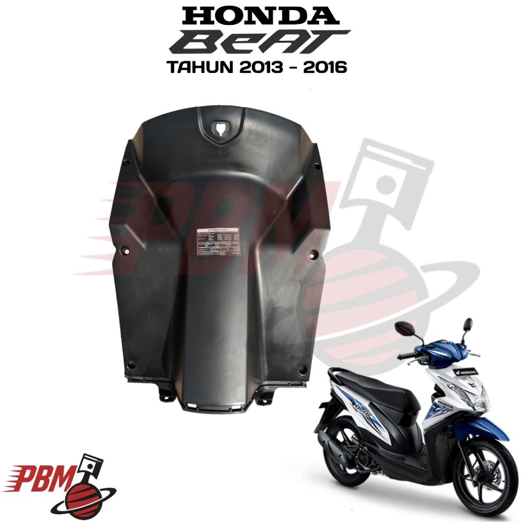 Dek Kunci Bawah Motor Honda BeAT FI Tahun 2013 - 2016 Stater Halus Stater Kasar Cover Body Kasar Bea