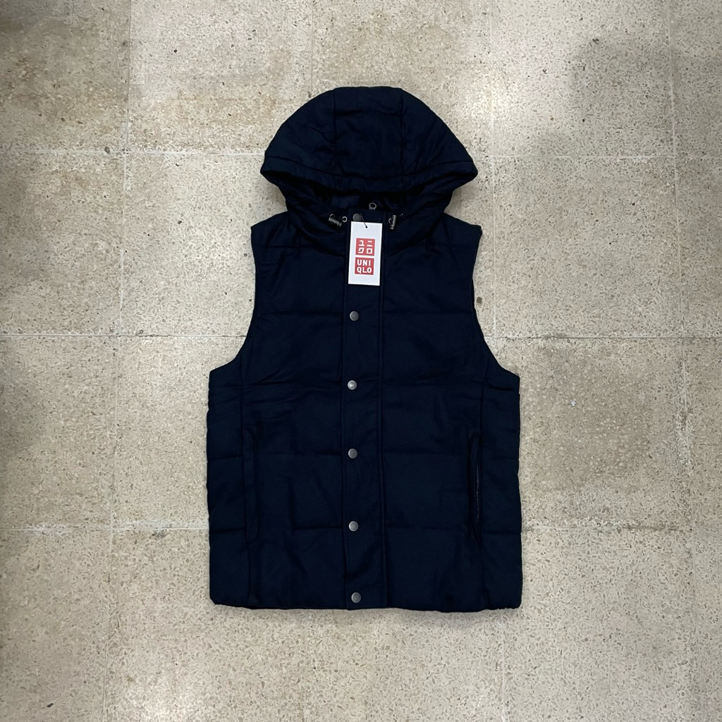 UNIQLO VEST PUFFER HOODIE