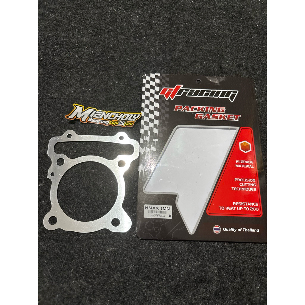 paking blok seher nmax aerox lexi bahan dural gf racing original