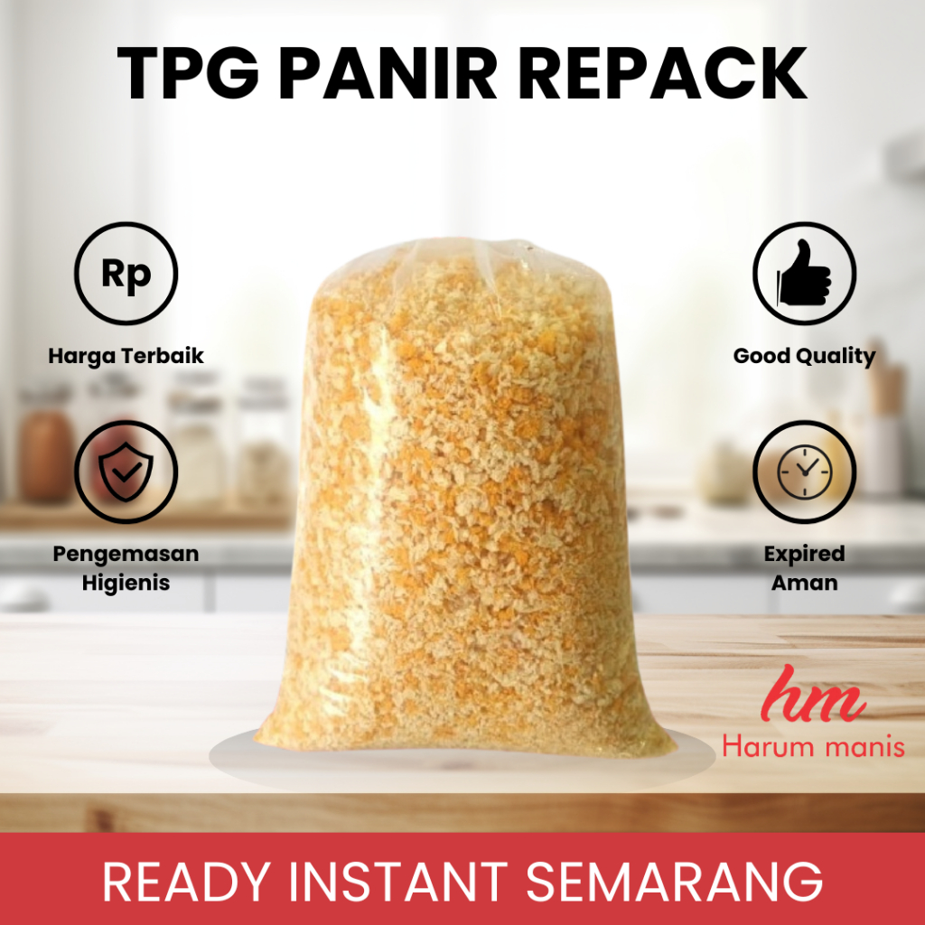 

Tepung Roti / Bread Crumbs Panir Kasar Mix Repack Instant Semarang
