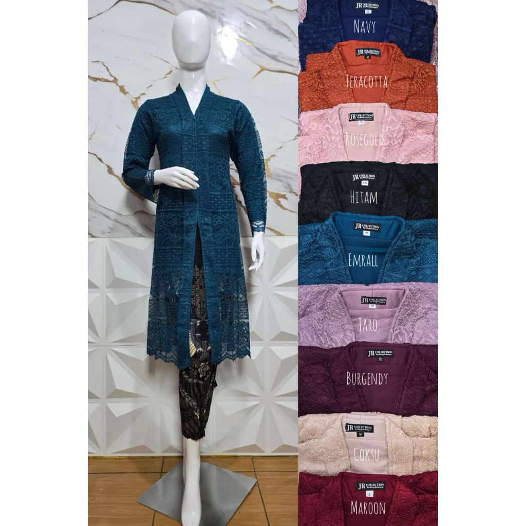 Kebaya tunik kartini / Atasan kebaya / Kebaya modern / Kebaya Kartini