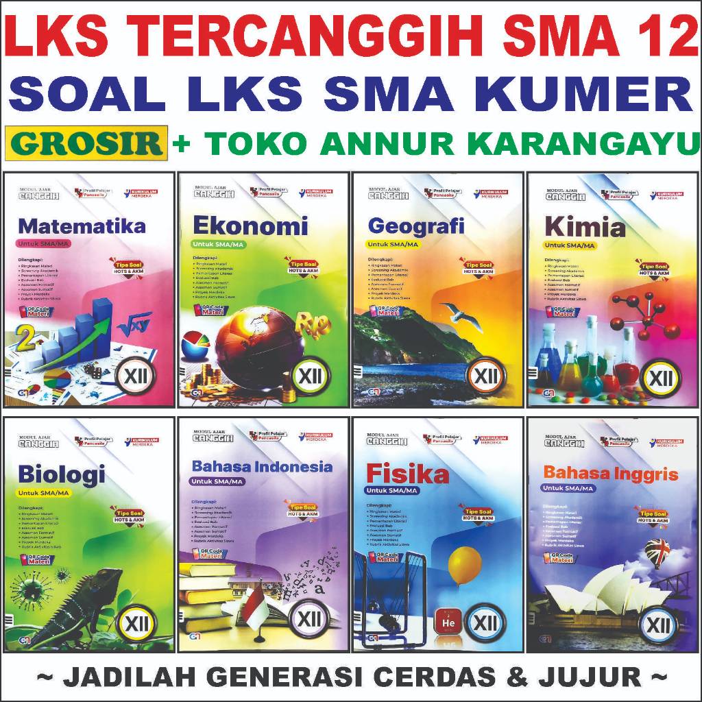 Godac Buku Lks Sma Kelas 12 Soal Ulangan Kurikulum Merdeka Viva Modul Ajar Ter Canggih Pakarindo Gro