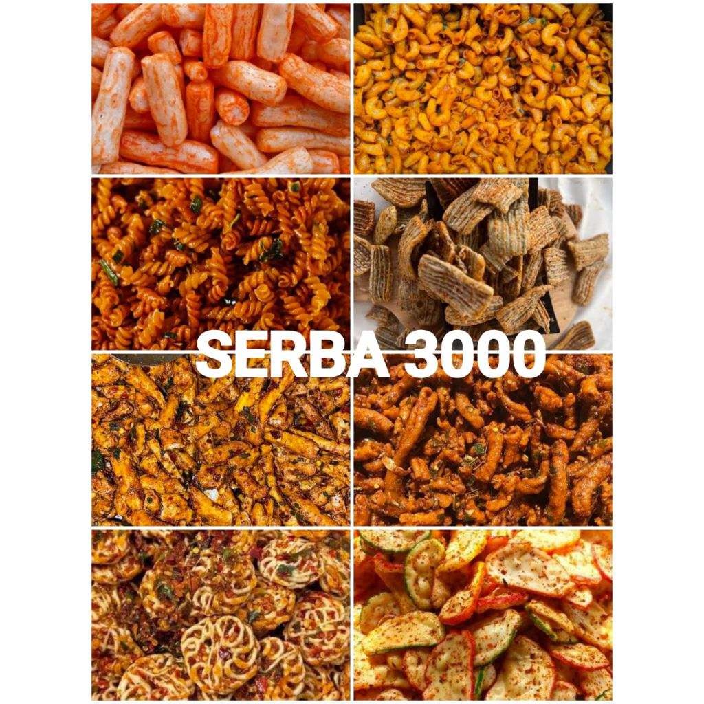 

TERMURAH ANEKA SNACK SERBA 3000 BASRENG SEBLAK KENCUR SEBLAK MAWAR USUS MAKARONI KRUPUK TONGKOL