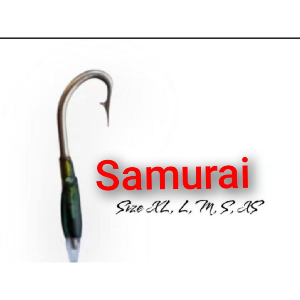 pancing/kail belut super berkualitas model samurai.siap pakai/mata kail baja kuat dan tebal/murah di