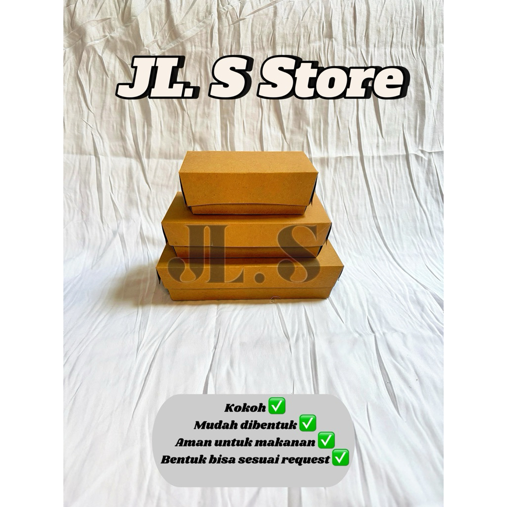 

Box / Kotak / Dus / Dos Bahan Kraft Uk S M L