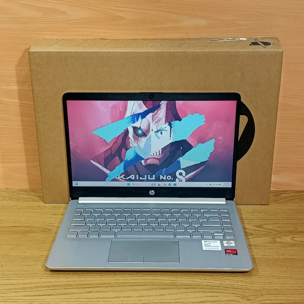 laptop hp 14s-dk1123au AMD athlon Gold 3150U ram 8gb/SSD 512gb fhd backlit