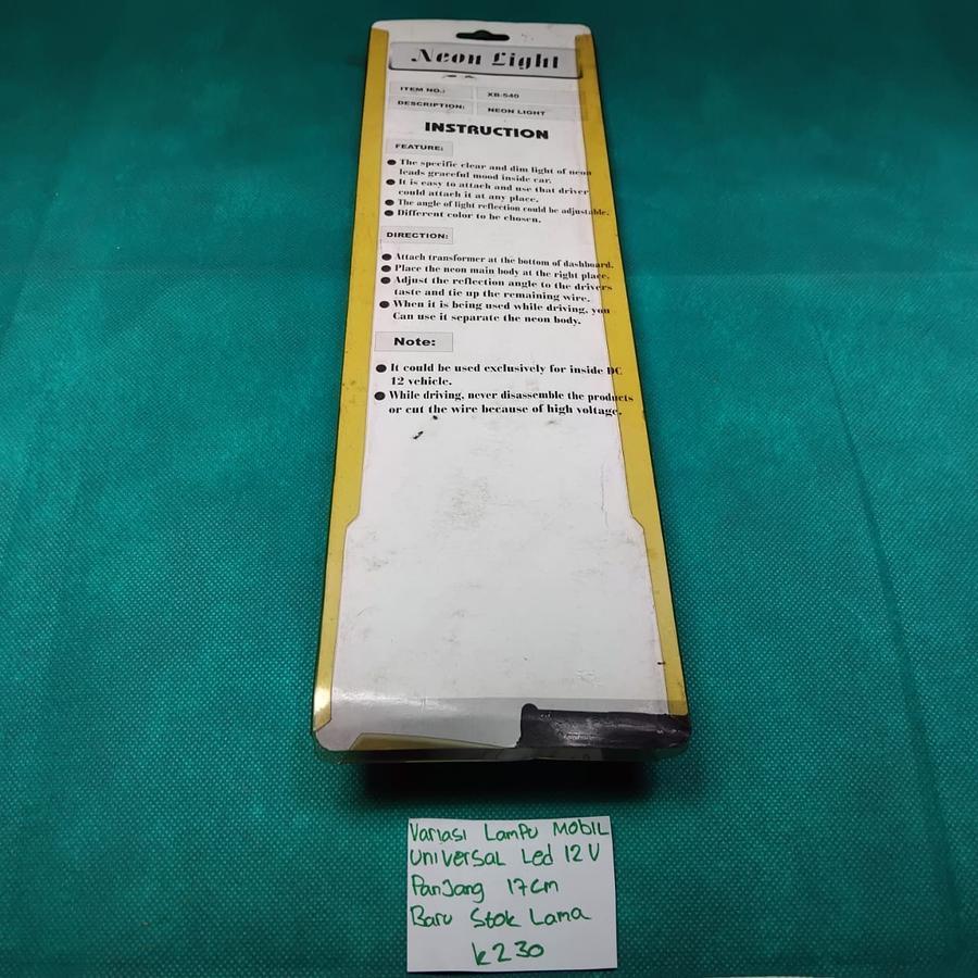 Variasi Lampu Mobil Universal Led 12V Panjang 17Cm Baru Stok Lama