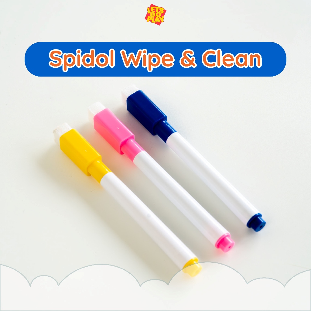 

Letsgoplay - Spidol Wipe & Clean - Alat Tulis