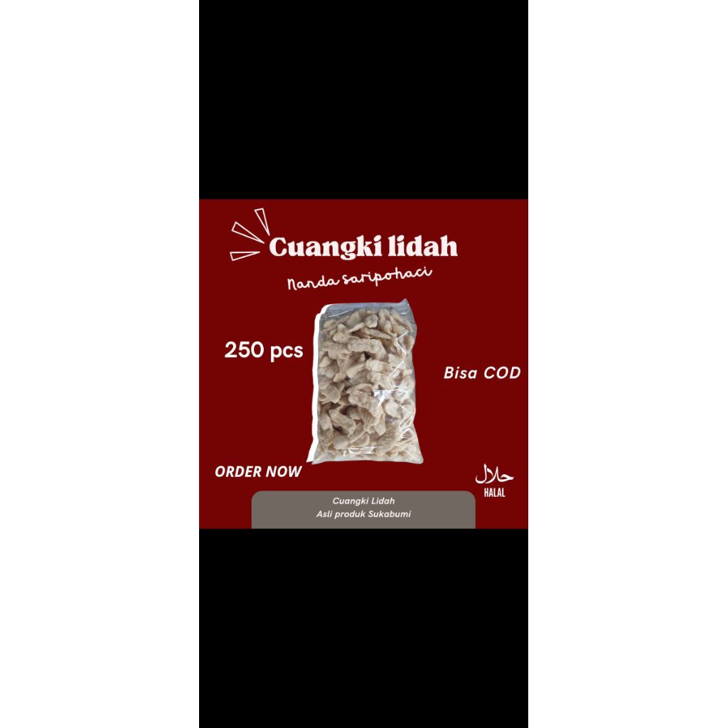 

cuanki lidah isi 250pcs