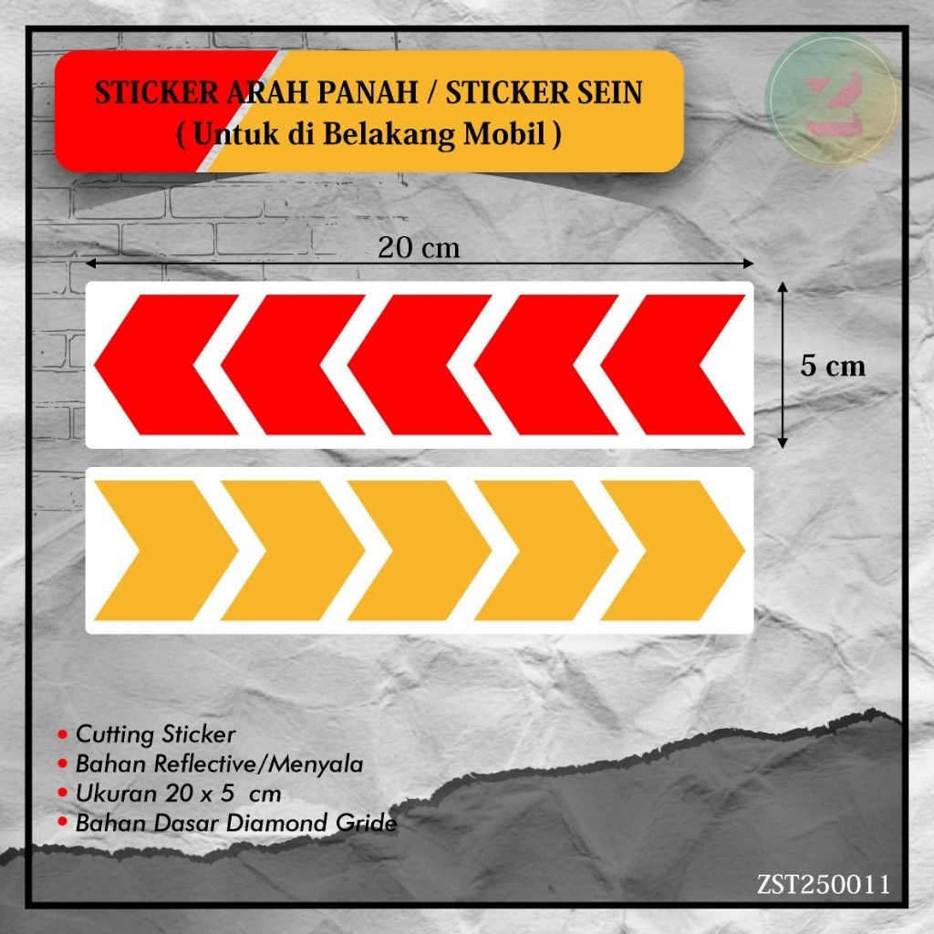 

Sticker Bumper Mobil / Sticker Truck / Sticker Reflective / Sticker EGP