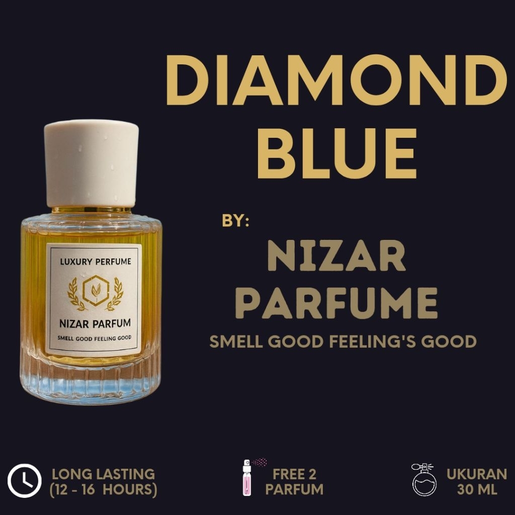 PARFUM UNISEX - DIAMOND BLUE (LIMITED EDITION/RACIKAN)