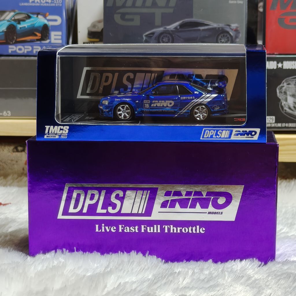 Inno64 Nissan Skyline GT-R R34 DPLS X INNO64 TMCS Exclusive 2025 Unsealed