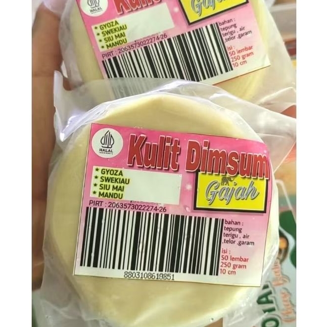 

Kulit Dimsum Gajah Isi 50