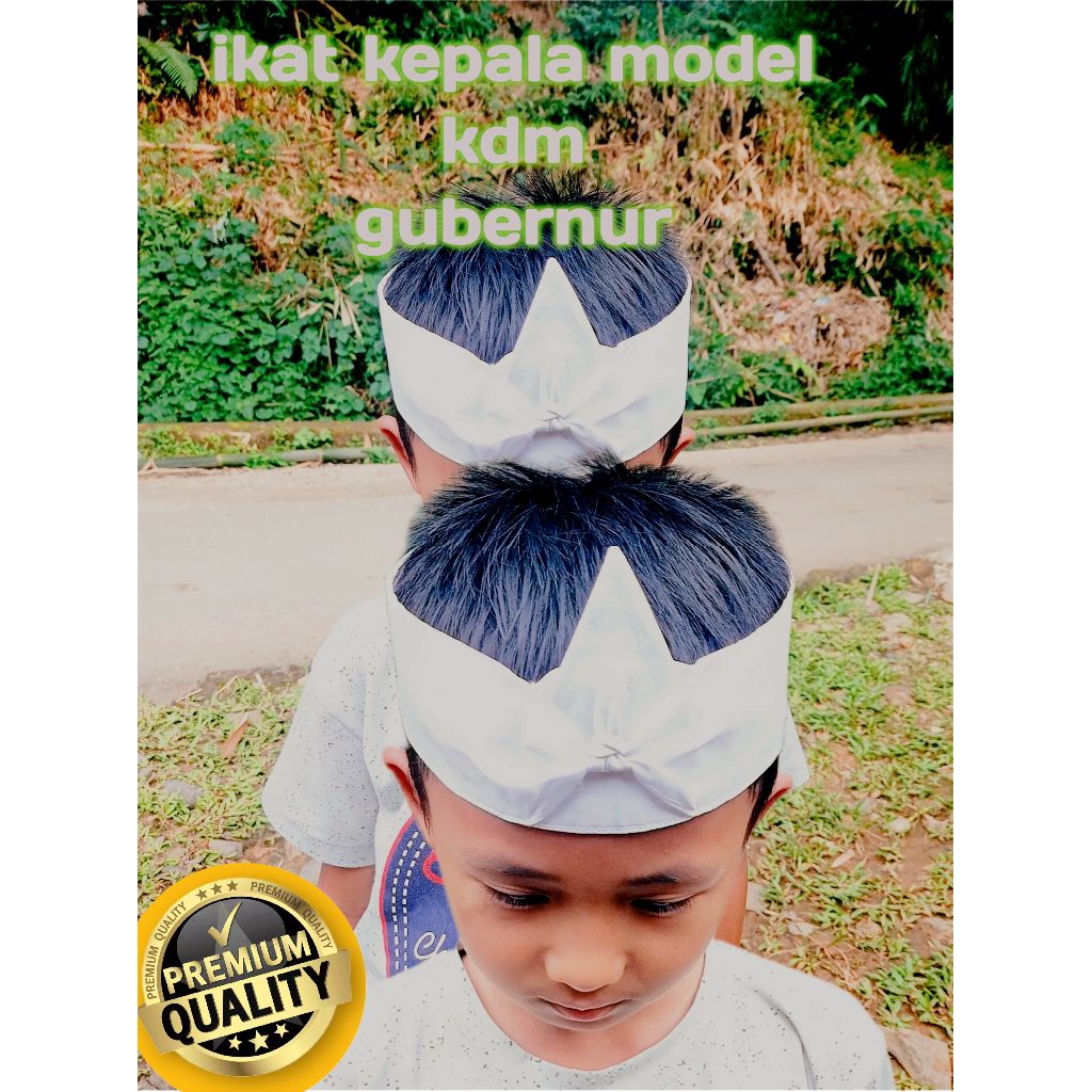 ikat putih khas kdm ikat kepala Sunda,Jawa,Bali harga grosir