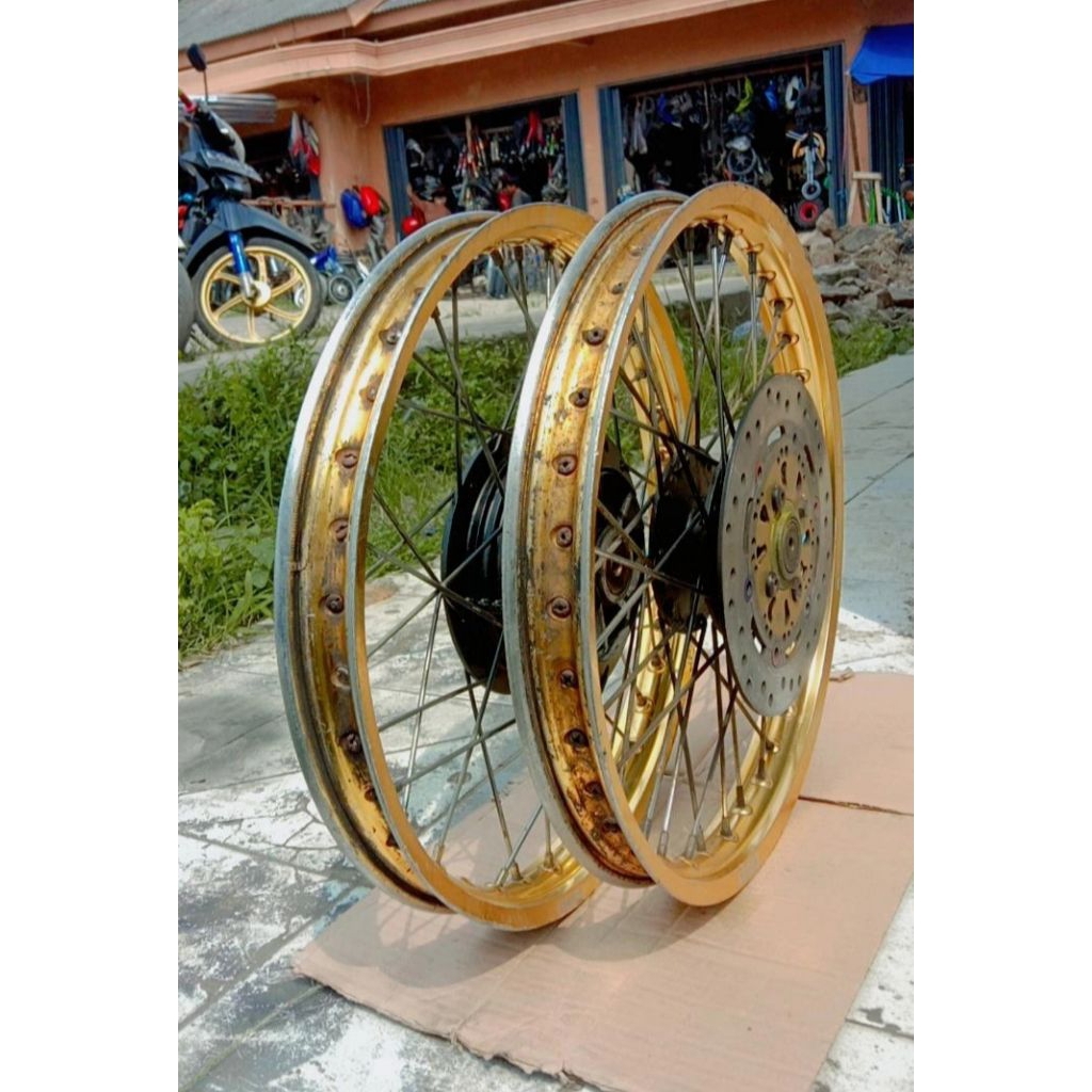 velek/pelek jari variasi depan belakang motor Honda Supra x 125 karisma Supra fit original copotan m