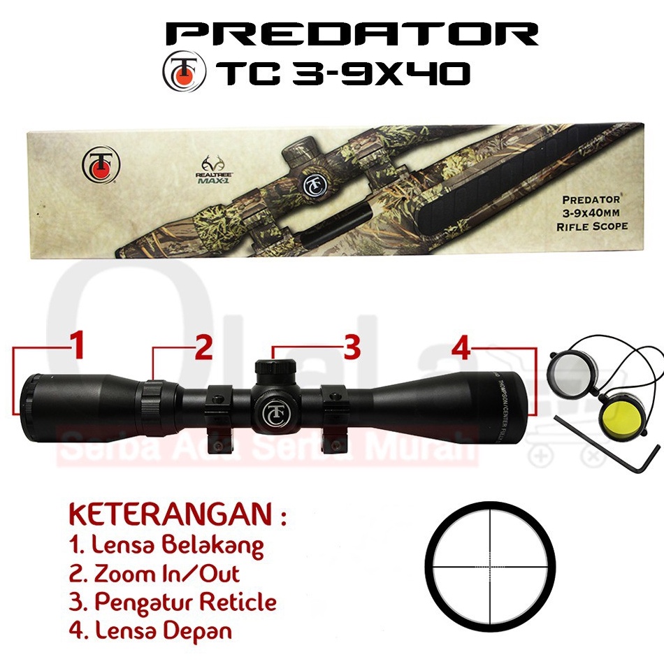 KODE E3N TELESKOP PREDATOR TC 39X4