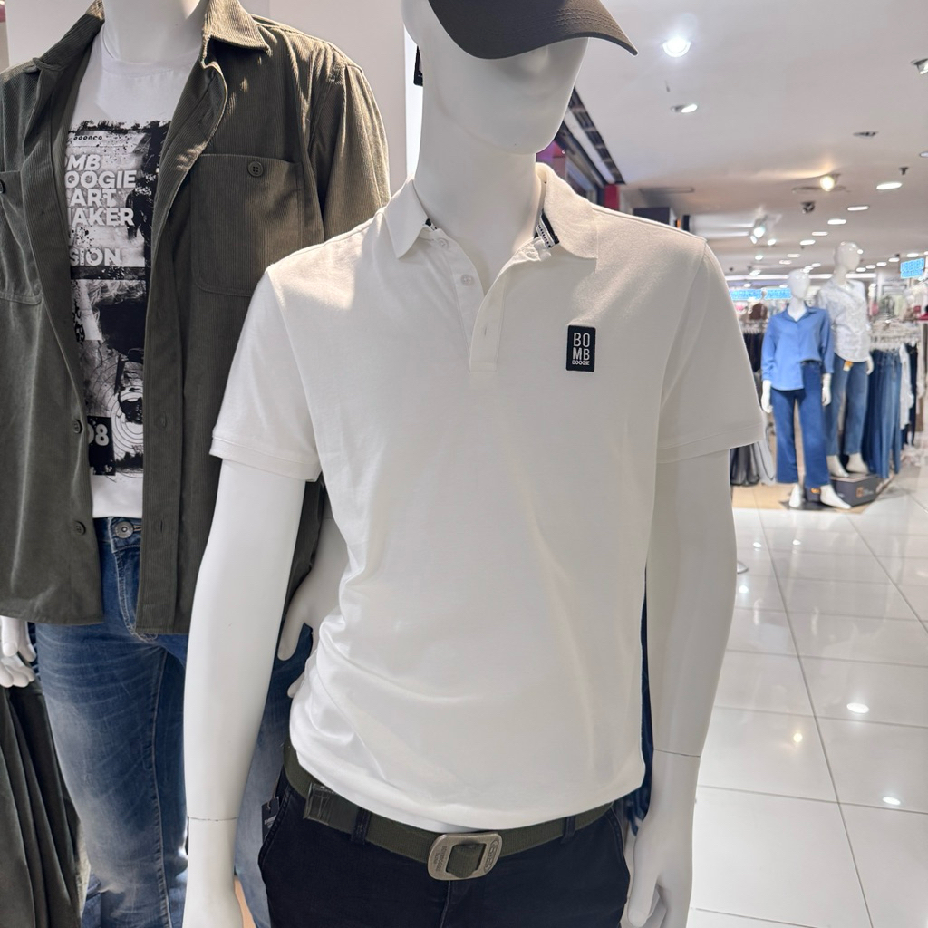 BOMBBOOGIE - NEW Kaos Polo Shirt Pria Cowok (S-XL)
