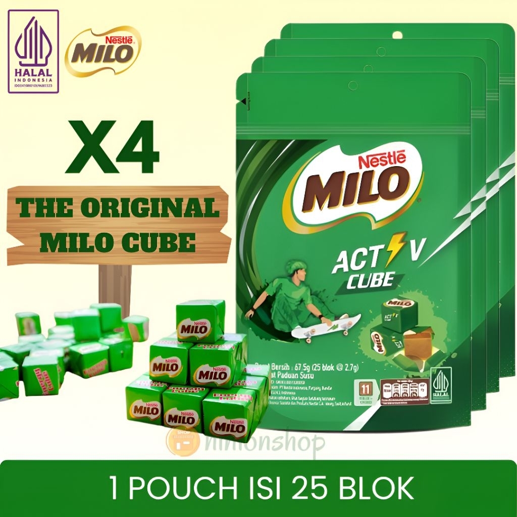 

Milo Activ Cube Pouch 67.5gr X4