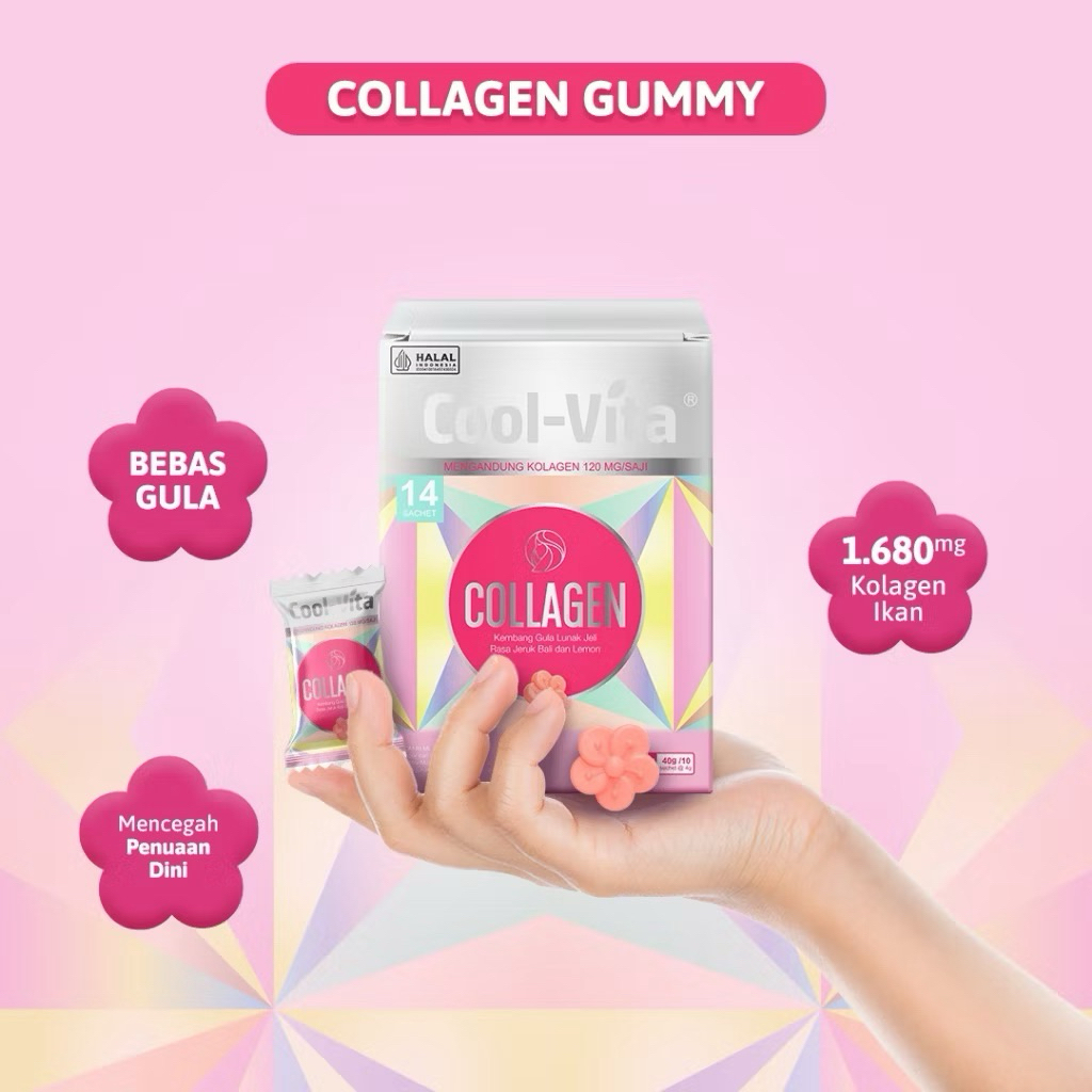 COOL-VITA COLLAGEN GUMMY /VITAMIN COLLAGEN KULIT