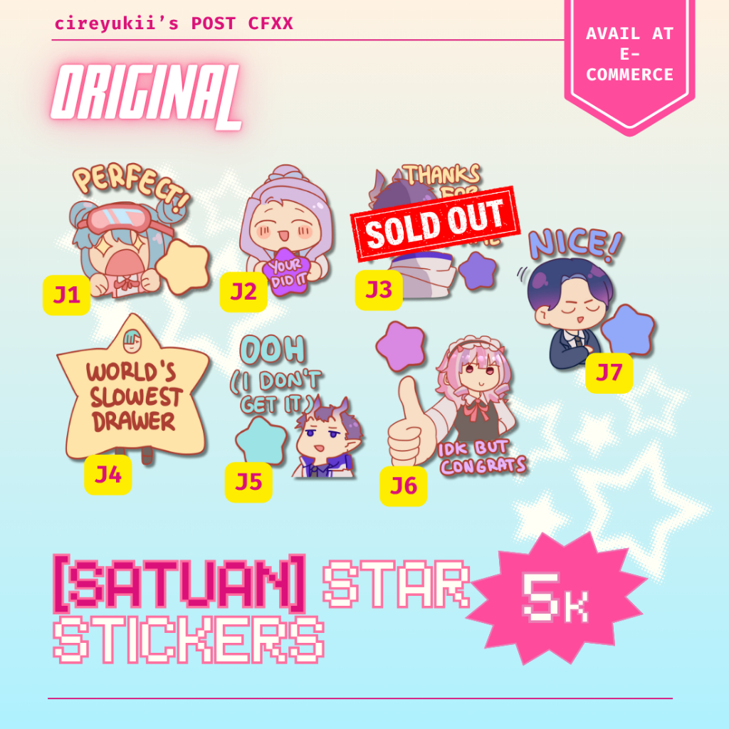 

[SATUAN] Star Stickers