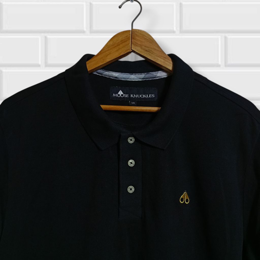 [RL.143] MOOSE KNUCKLES polo shirt, kaos polo pria, kaos kerah pria atasan pria