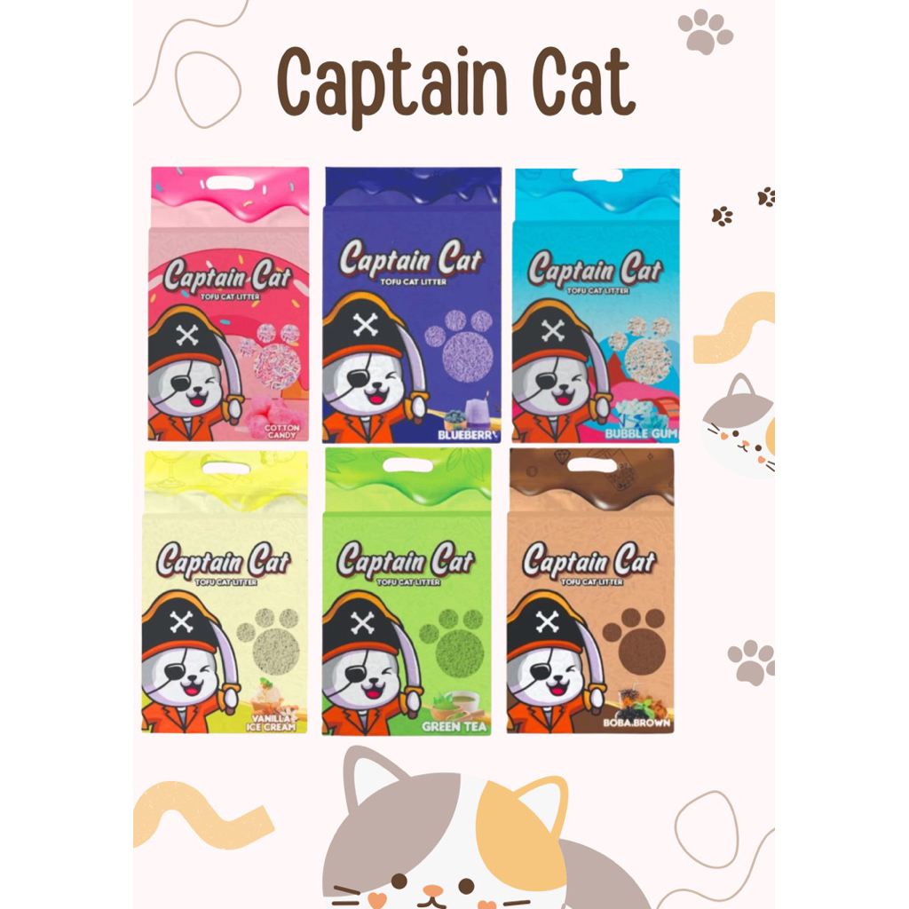 TOFU CAT LITER CAPTAIN 7 LITER