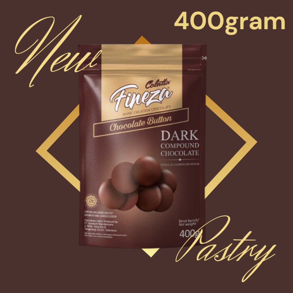 

colatta fineza Dark coklat button 400g