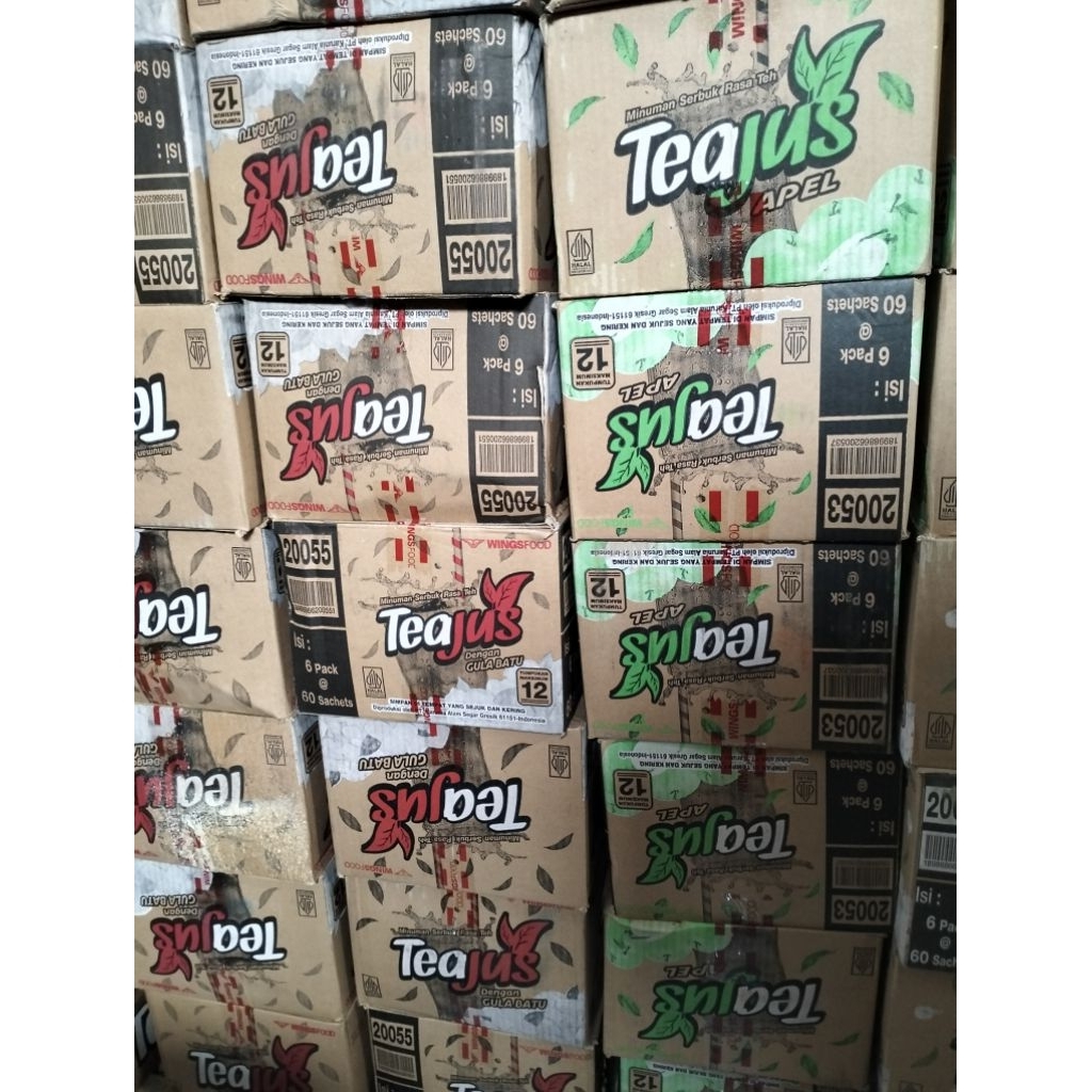 

TEA JUS ALL VARIAN 1 KARTON ( ISI 6 PACK / 36 RENCENG)