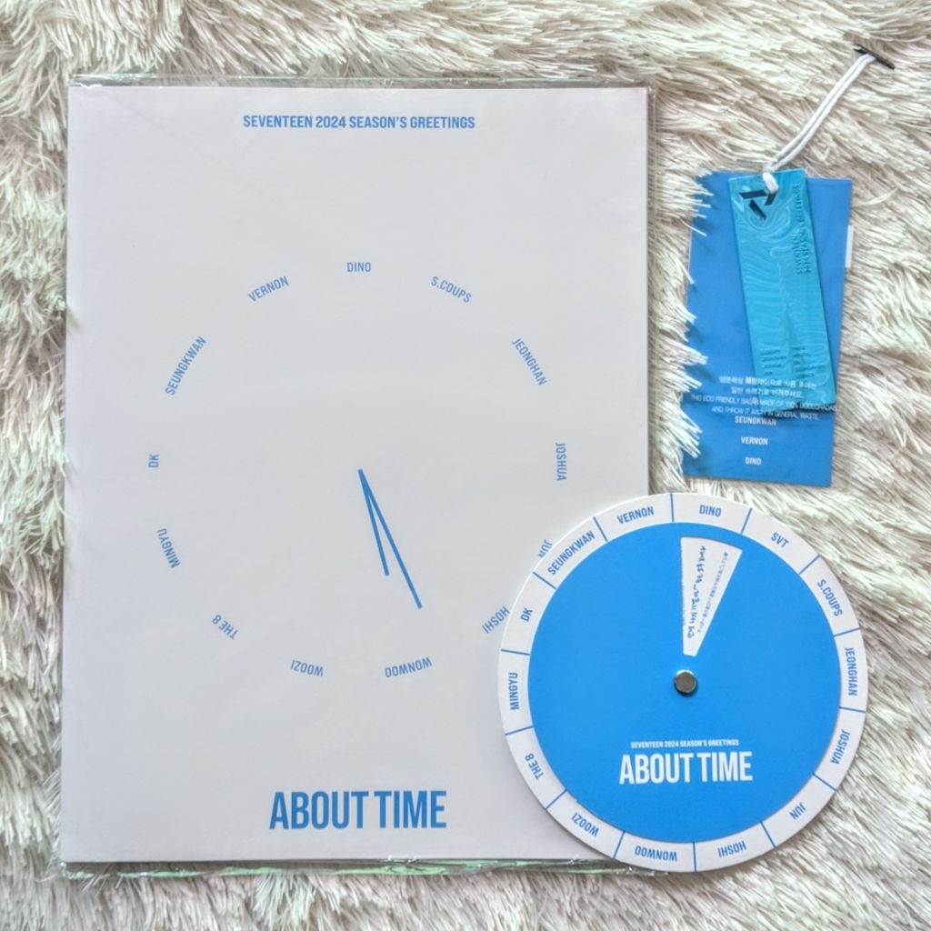 [READY STOCK] SHARING SEVENTEEN SEASON'S GREETINGS 2024 SG24 ABOUT TIME