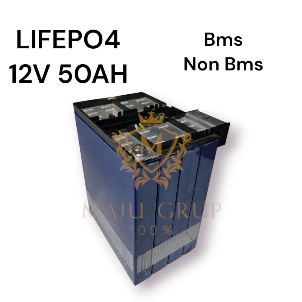 baterai Lifepo4 12v 50ah bergaransi bms non bms