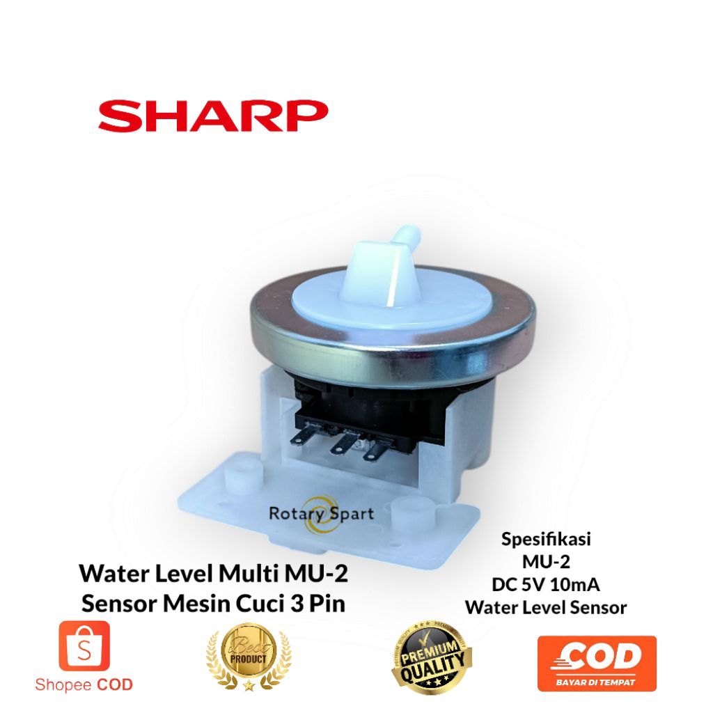 Water Level Sensor Sharp MU-2 /Water level sensor mesin cuci