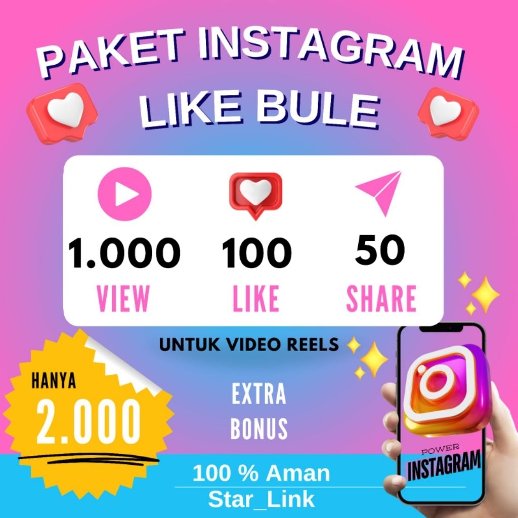 Instagram Like Bule Paket Ig Bergaransi