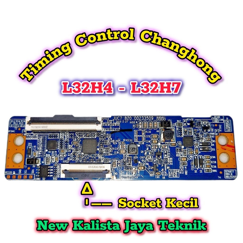 TCON TV CHANGHONG L32H4 L32H7 ORIGINAL JUC7.820.00233509 TCON CHANGHONG 32H7 32H4 TIKON TV L32H7 L32