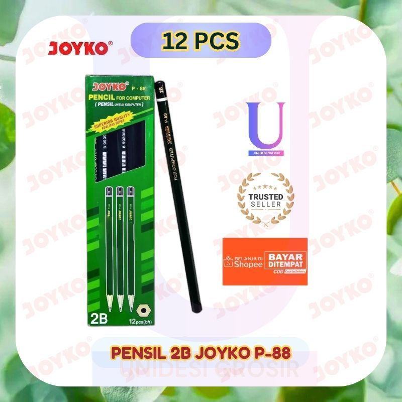 

Pensil Joyko P-88 2B Isi 12pcs – Cocok untuk Menulis, Menggambar dan LJK Ujian Komputer