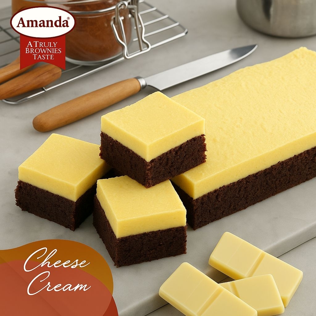 

AMANDA CHEESE CREAM BROWNIES KEJU