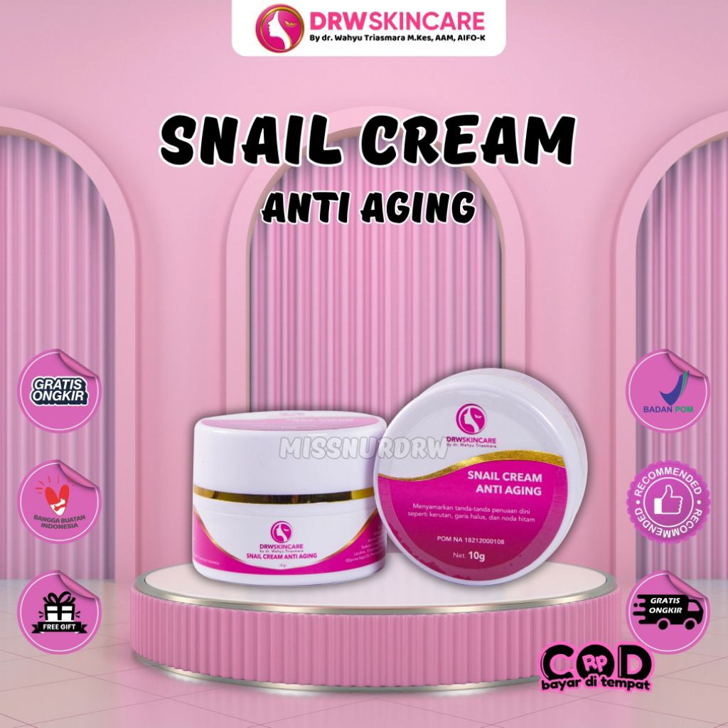 DRW Skincare Snail Cream Anti Aging