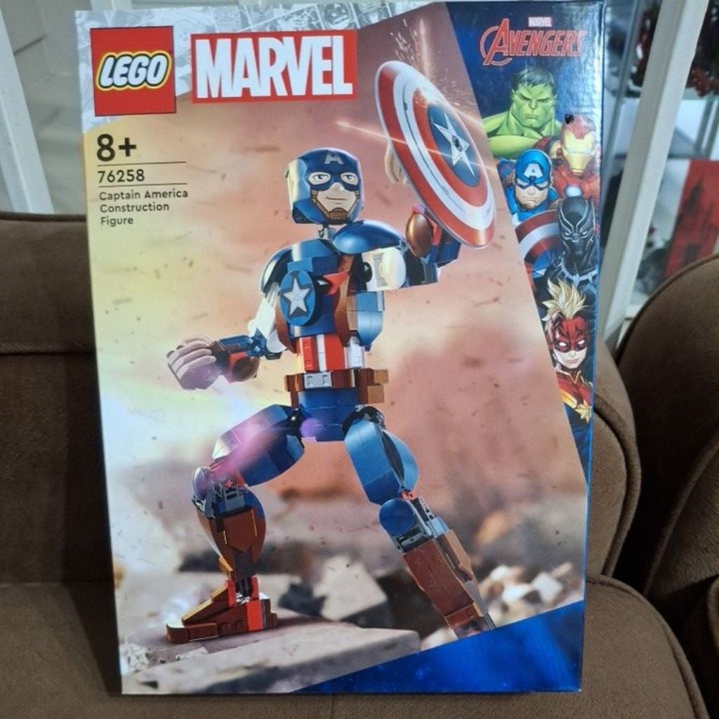 captain america lego constructuin figure marvel avengers